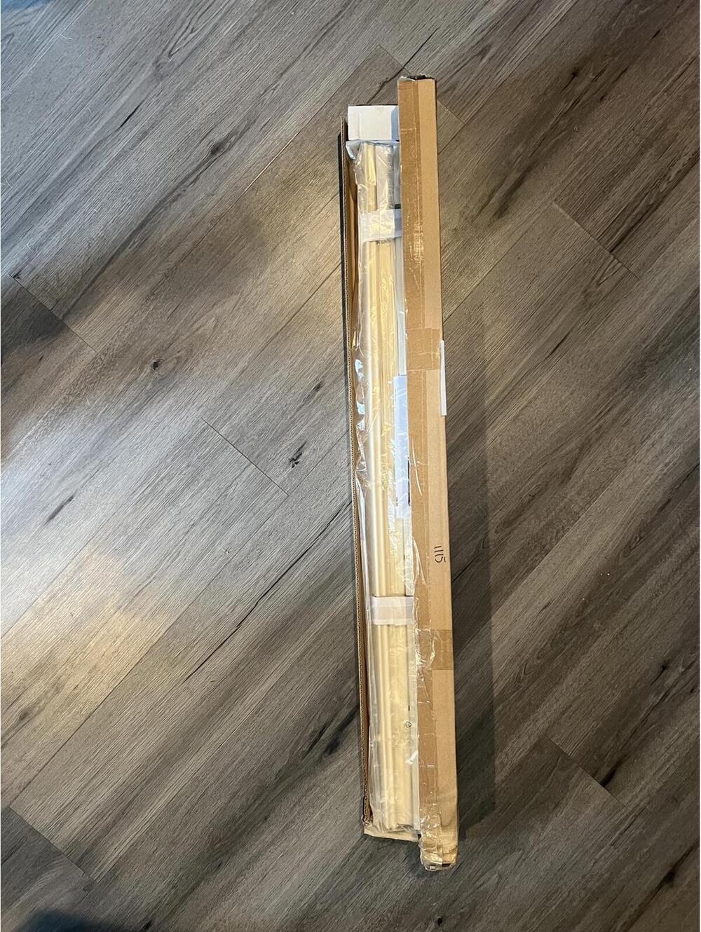Cream Cordless Mini Blinds 40” - Open Box